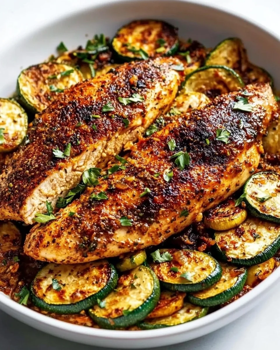 Garlic Chicken and Zucchini Skillet Dinner - additional image