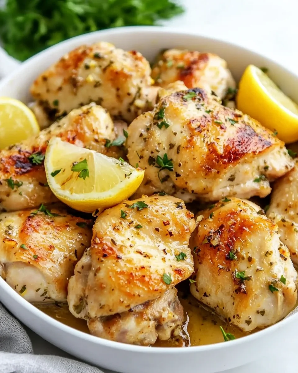 Garlic Lemon Chicken Thighs: Juicy and Flavorful Comfort Food - additional image