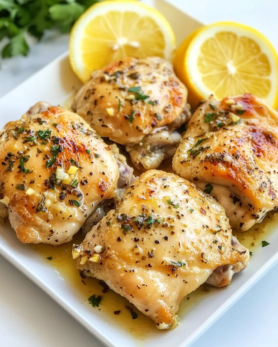 Garlic Lemon Chicken Thighs: Juicy and Flavorful Comfort Food - additional image
