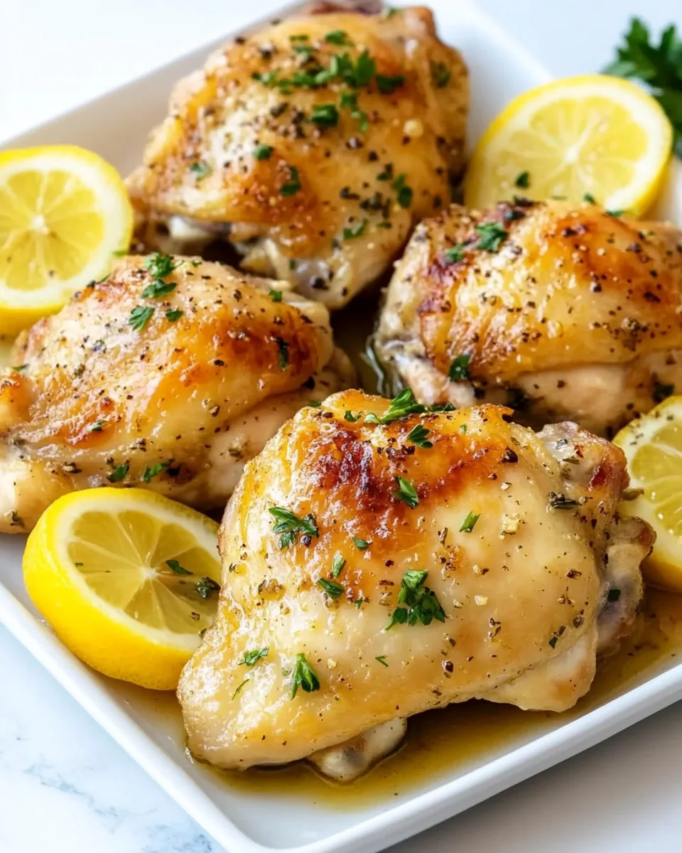 Garlic Lemon Chicken Thighs: Juicy and Flavorful Comfort Food - additional image