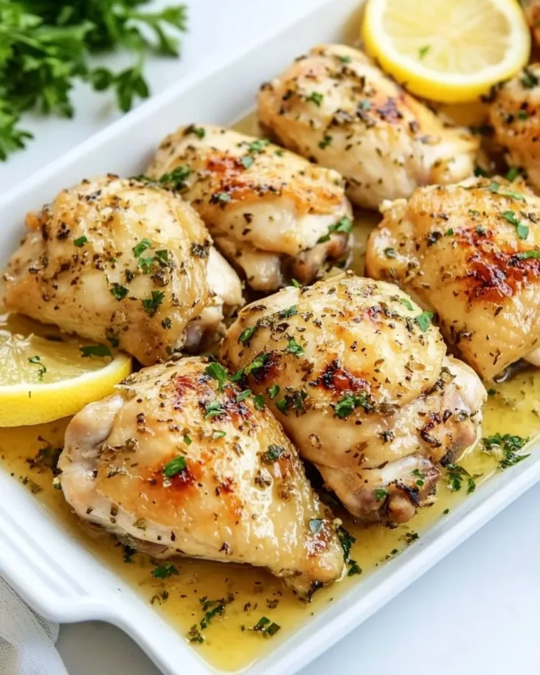Garlic Lemon Chicken Thighs: Juicy and Flavorful Comfort Food