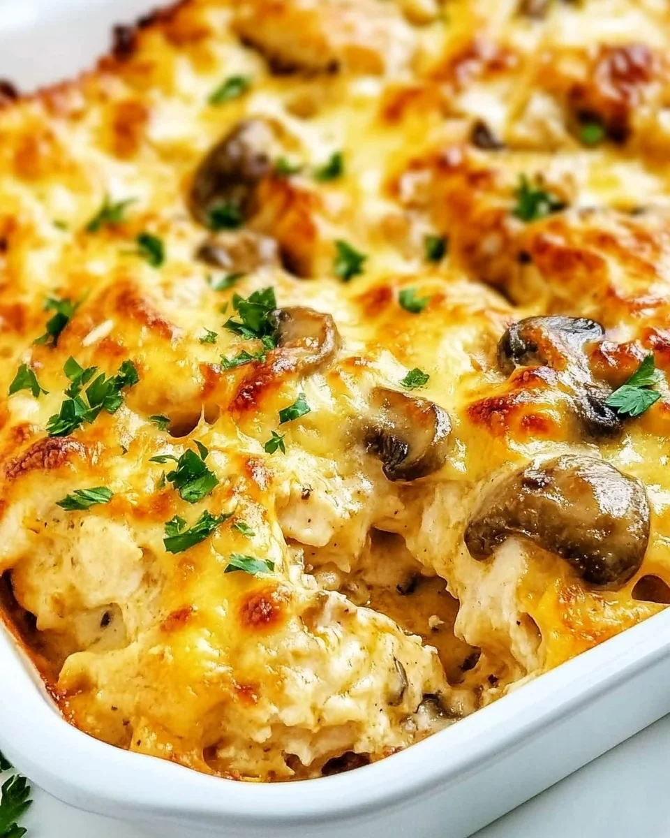 Garlic Parmesan Chicken Casserole That's Comforting and Cozy - additional image