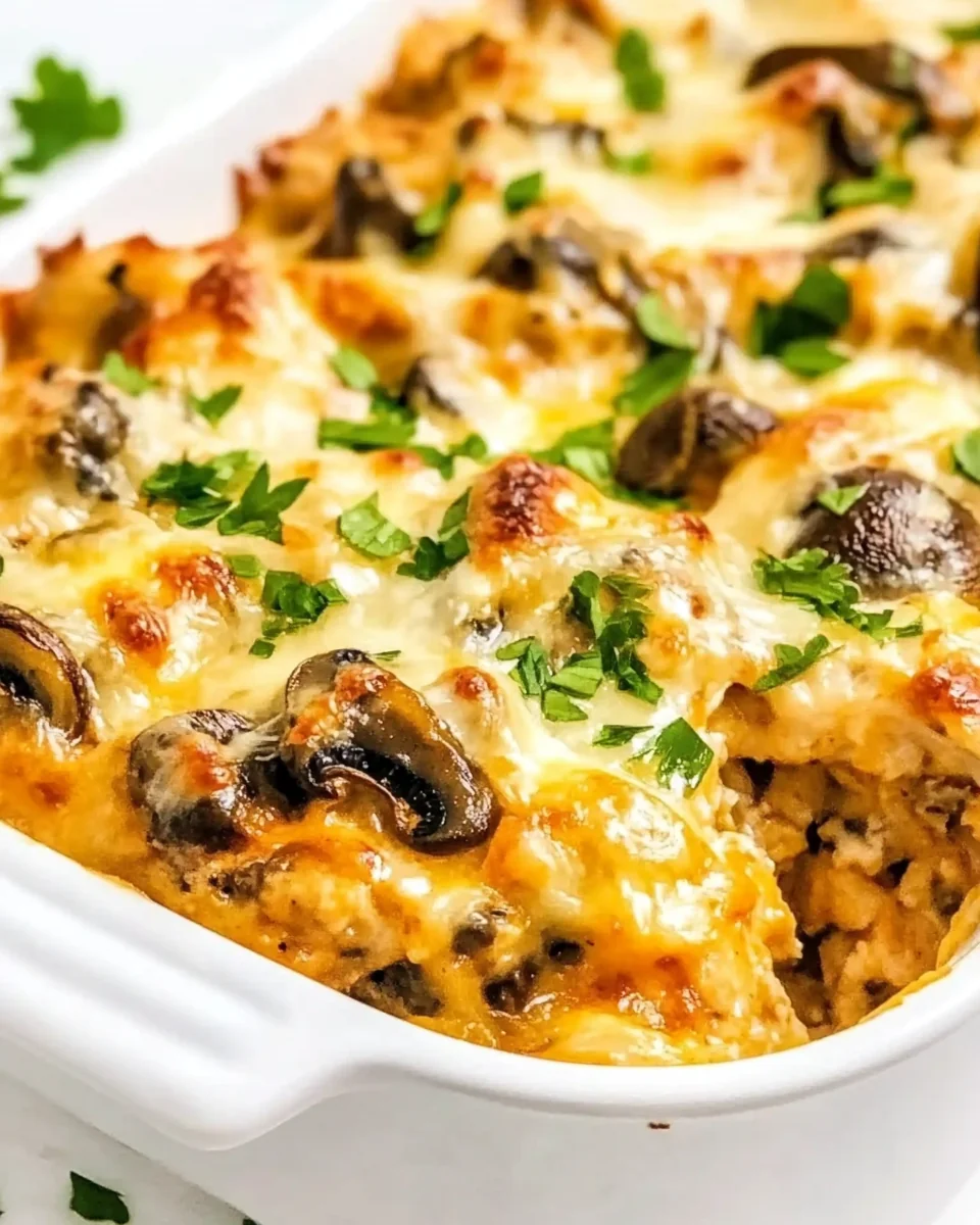 Garlic Parmesan Chicken Casserole That’s Comforting and Cozy