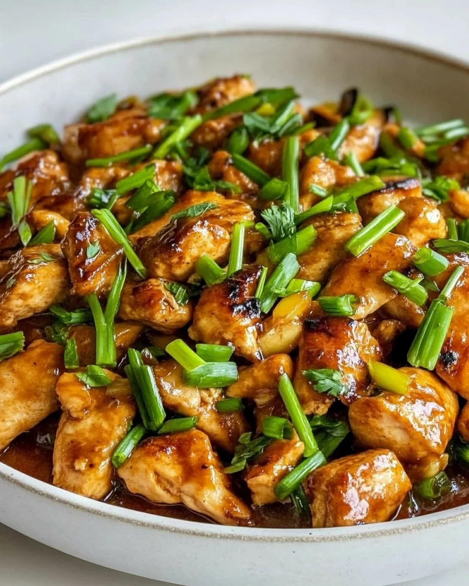 Simple Green Onion Chicken Stir Fry - additional image