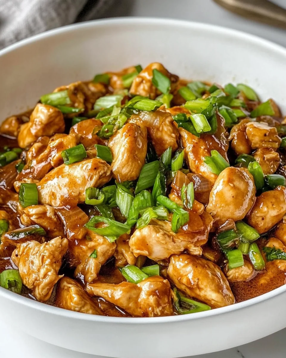 Simple Green Onion Chicken Stir Fry - additional image