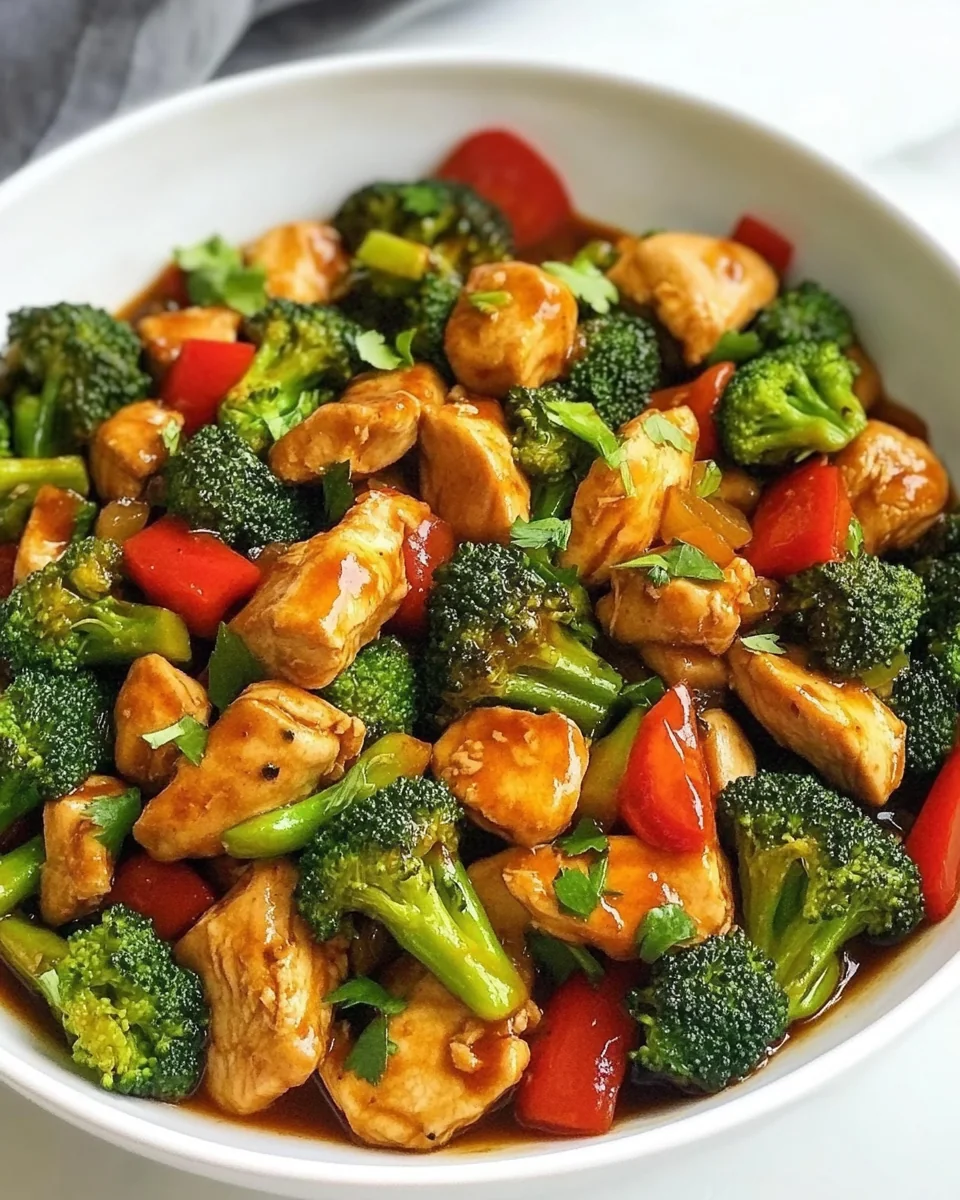 Healthy Chicken Stir-Fry with Fresh Broccoli - additional image
