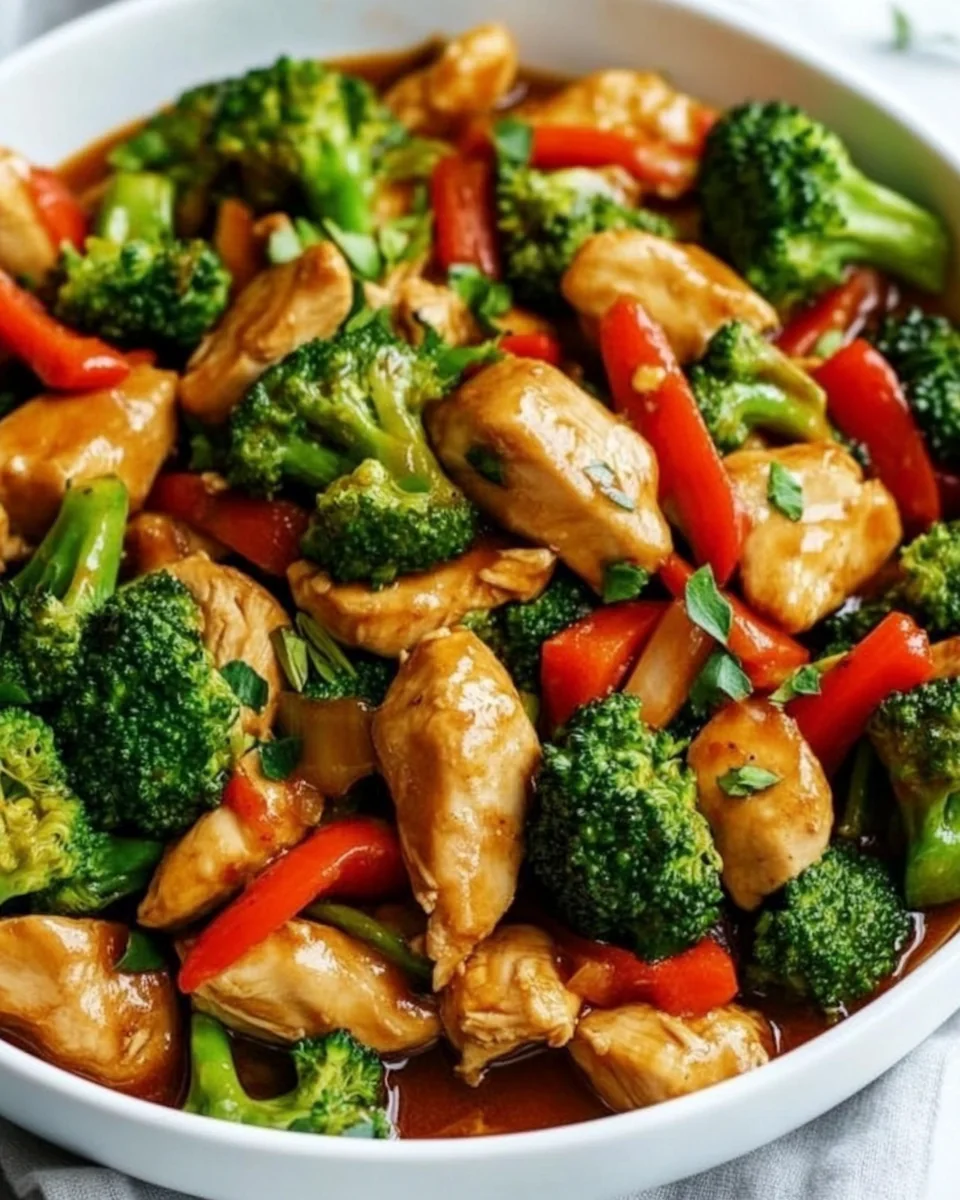 Healthy Chicken Stir-Fry with Fresh Broccoli - additional image