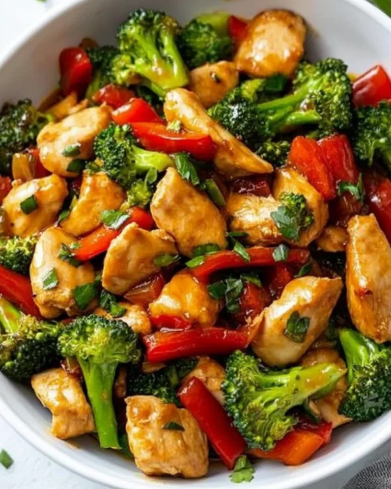 Healthy Chicken Stir-Fry with Fresh Broccoli