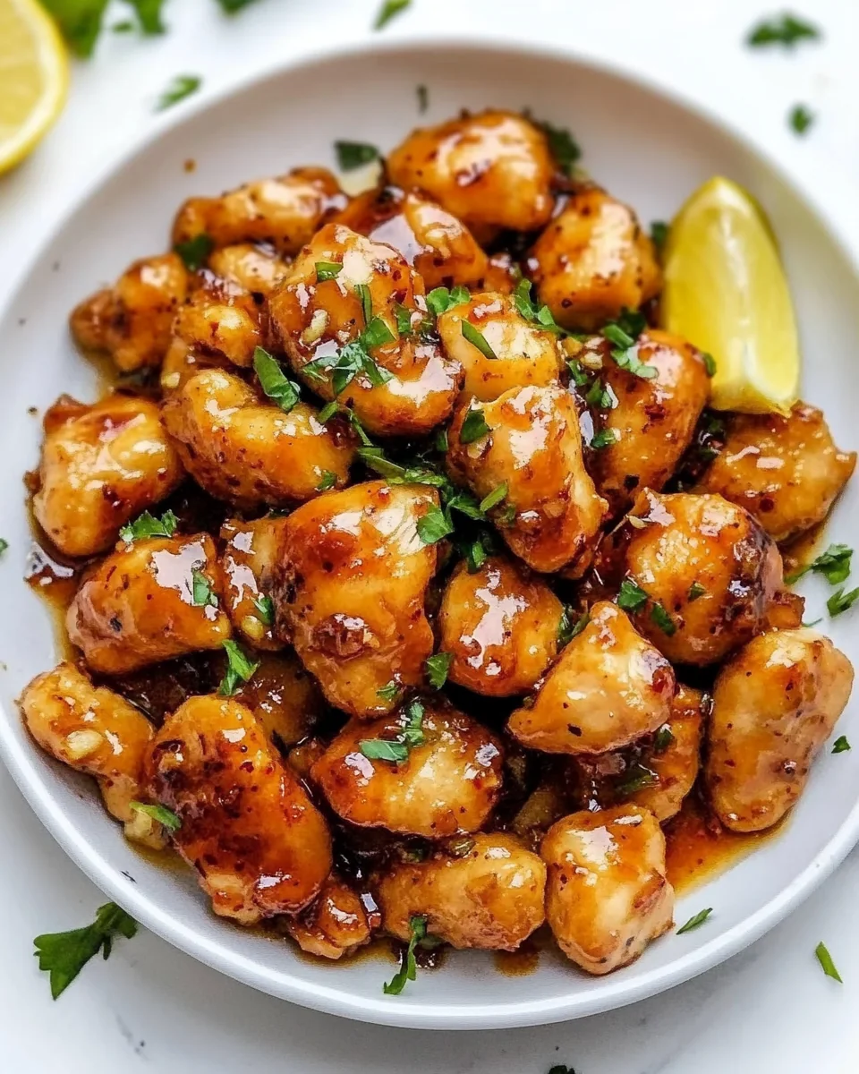 Simple Honey Garlic Chicken Bites - additional image