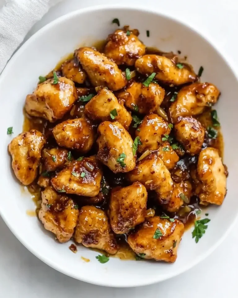 Simple Honey Garlic Chicken Bites