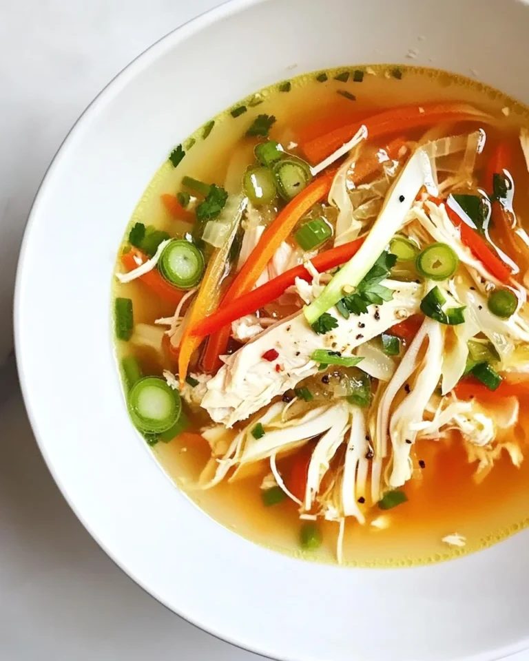 Simple Instant Cabbage Chicken Soup