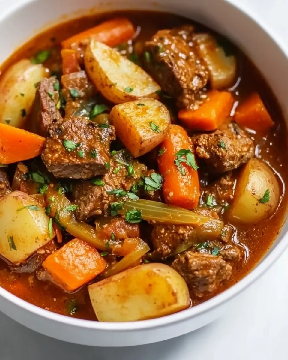 Instant Pot Hearty Beef Stew with Carrots and Potatoes - additional image