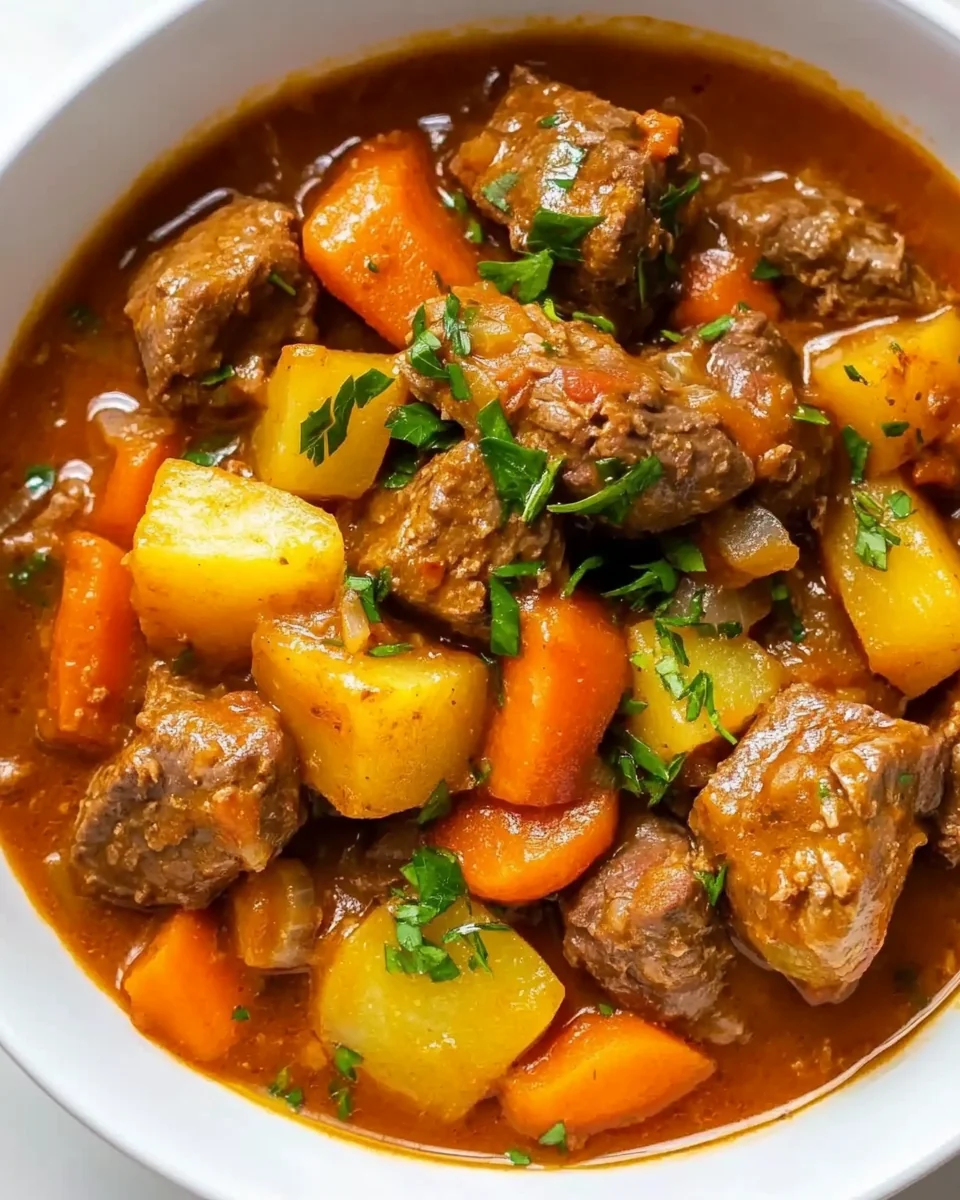 Instant Pot Hearty Beef Stew with Carrots and Potatoes - additional image