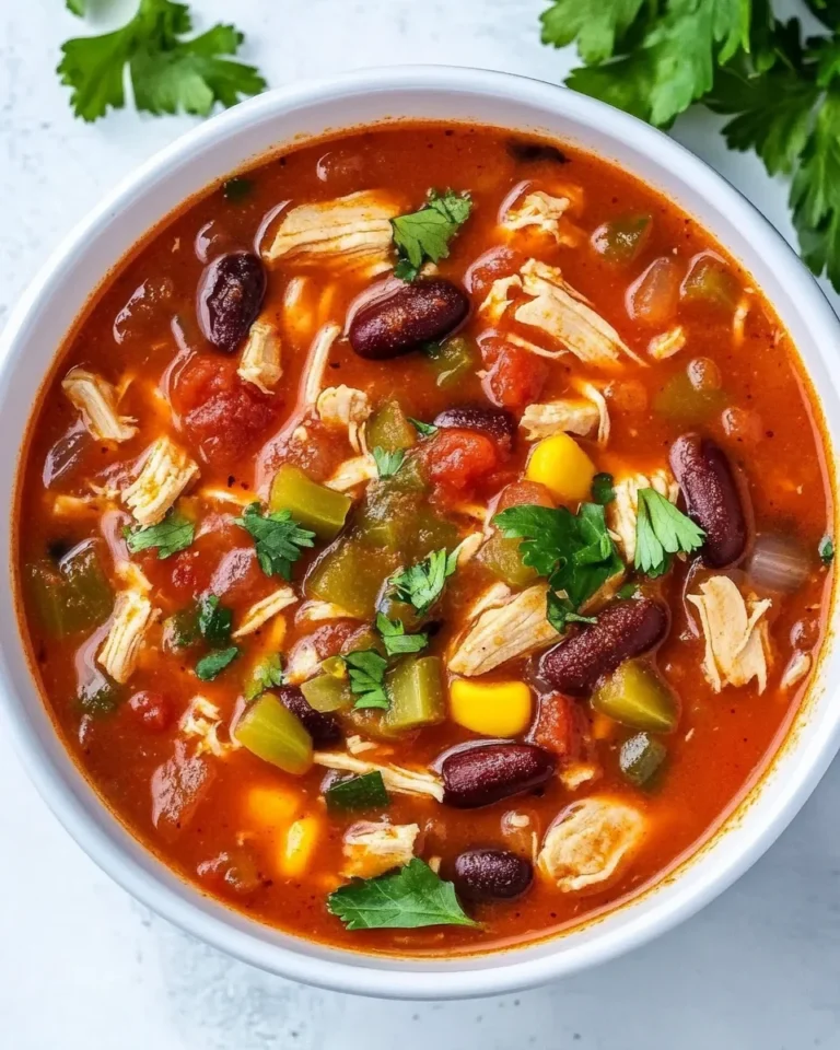 Instant Pot Hearty Chicken Chili Soup