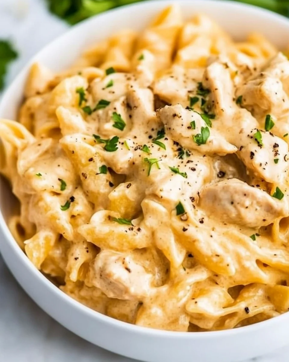 Instant Pot Creamy Garlic Chicken Pasta Recipe - additional image