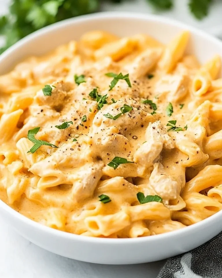Instant Pot Creamy Garlic Chicken Pasta Recipe