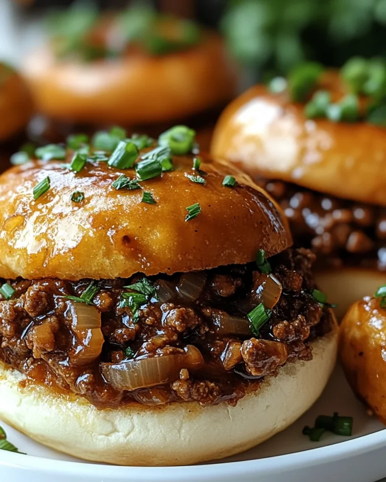 Flavor-Packed French Onion Beef Sloppy Joes