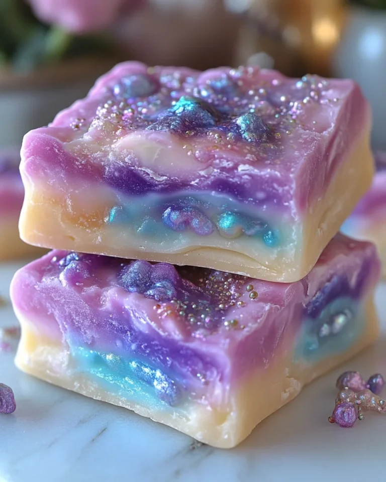 Creamy Mermaid Candy Fudge Recipe for Kids