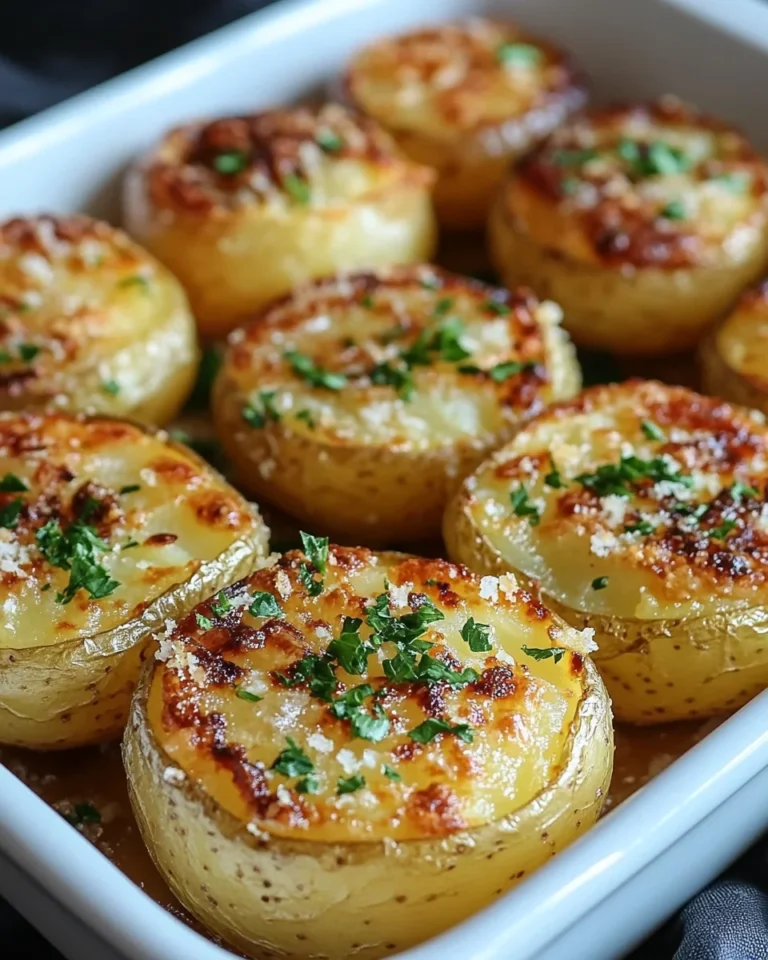 Oven-Baked Parmesan Potato Rounds for a Cozy Family Favorite