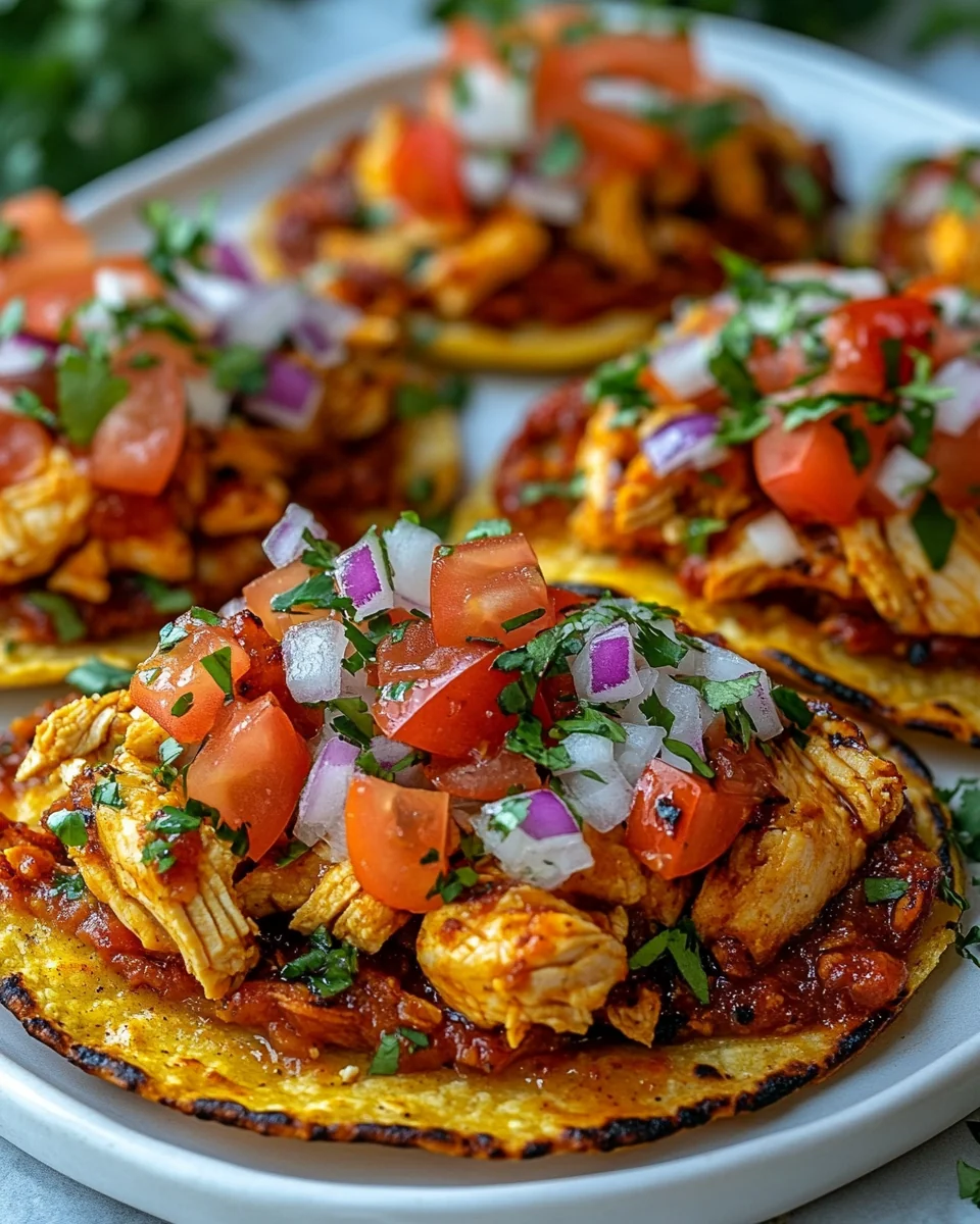 Quick Mini Chicken Sheet Pan Tostadas for Family Fun