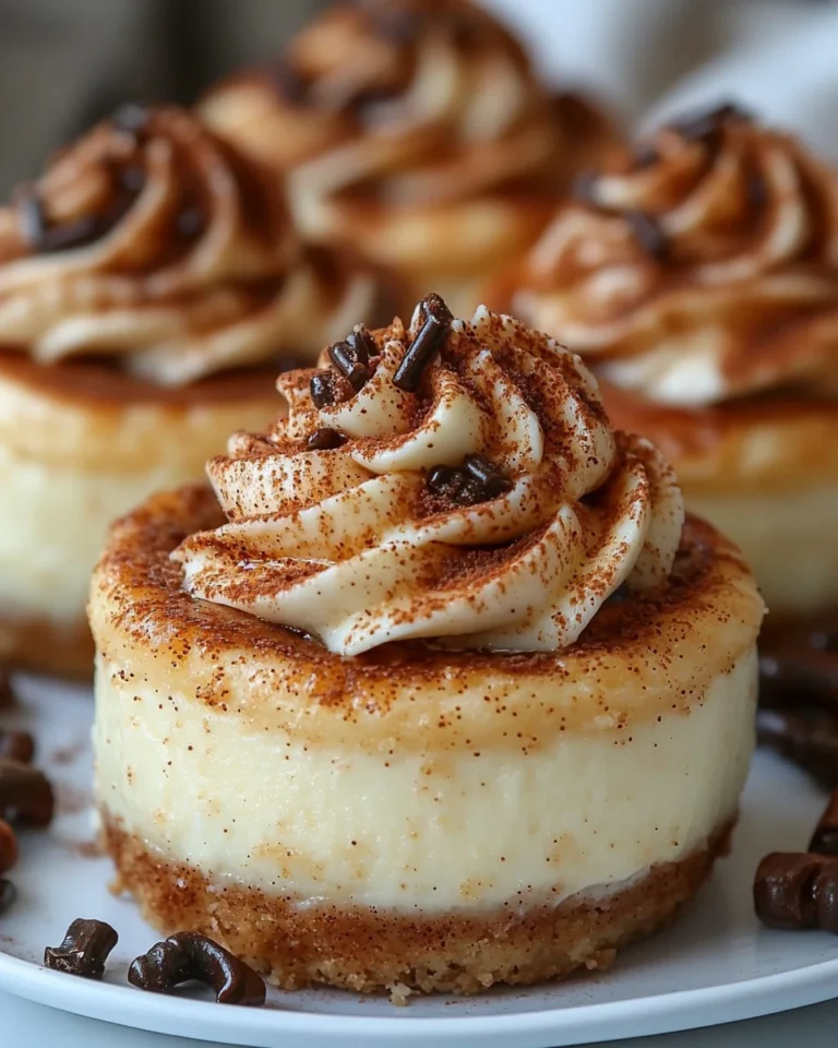 Quick Mini Cinnamon Roll Cheesecakes From Scratch