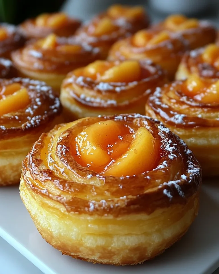 Quick Peach Pie Cruffins for a Family Favorite Treat