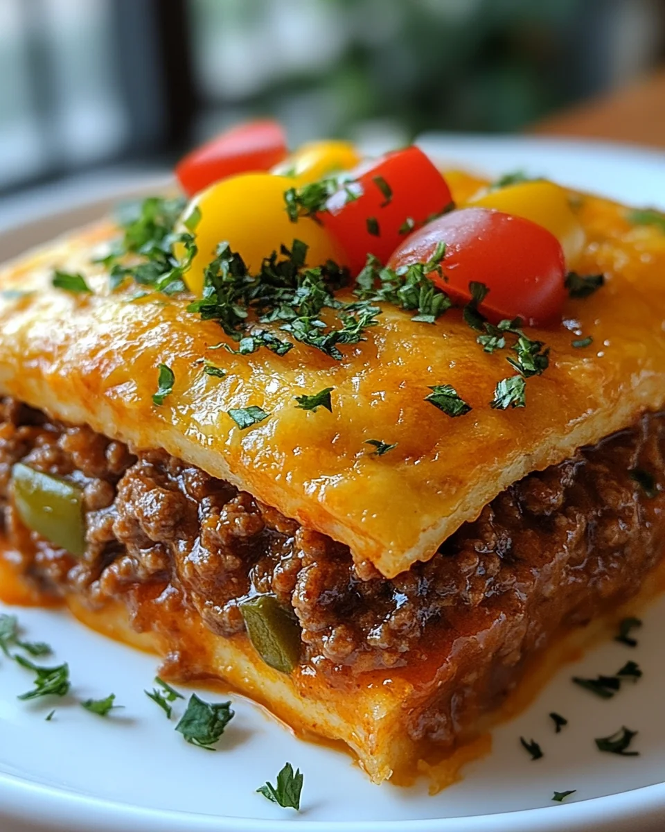 One-Pot Sloppy Joe Casserole for a Cozy Weeknight Dinner