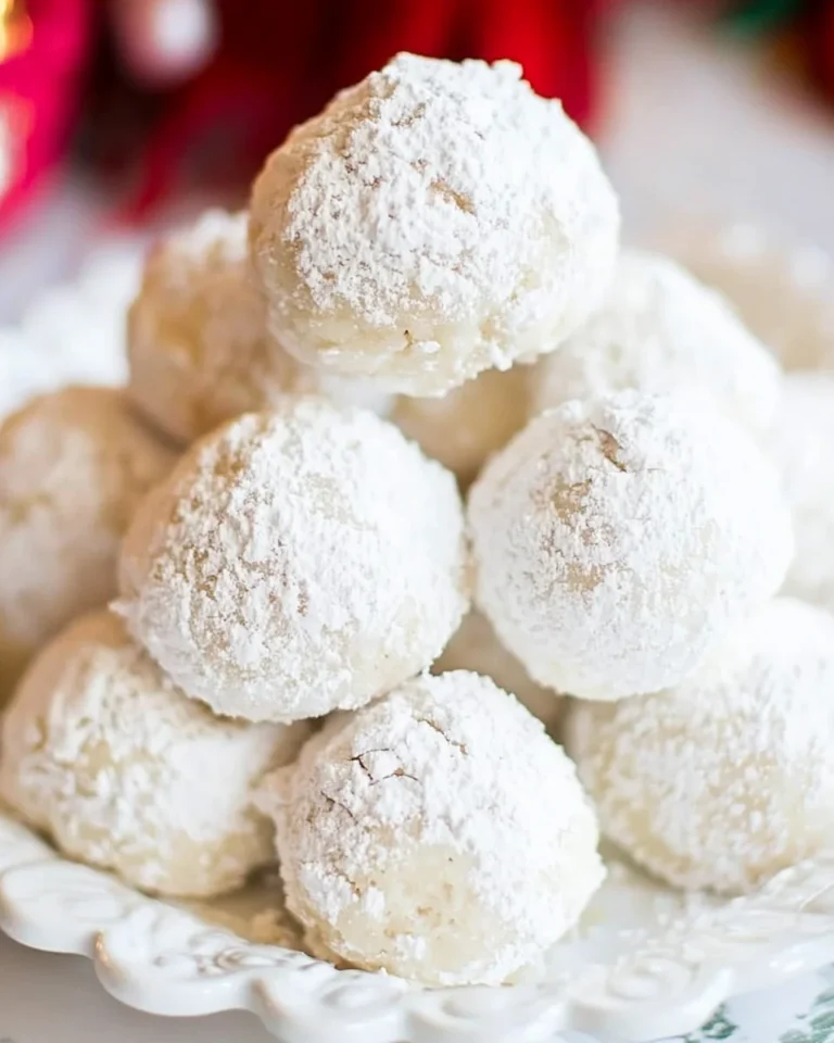 Delicious Almond Snowball Cookies Made From Scratch