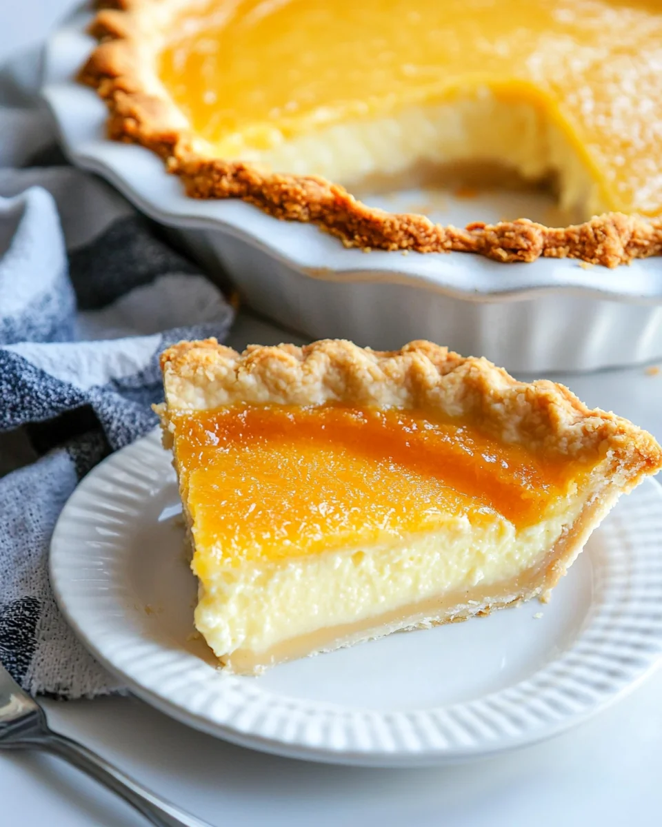 Classic Homemade Amish Buttermilk Pie Recipe - additional image