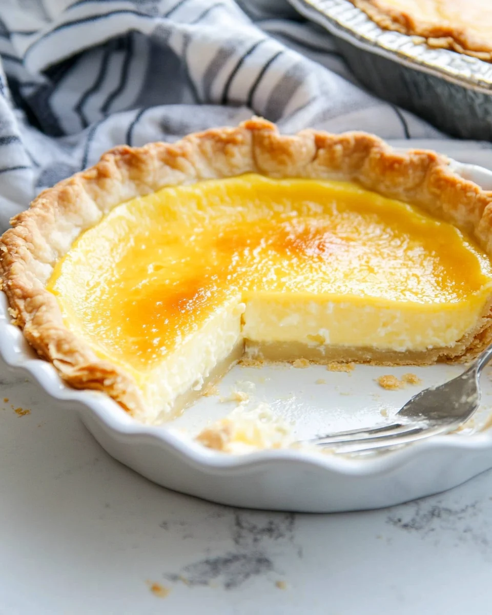 Classic Homemade Amish Buttermilk Pie Recipe - additional image