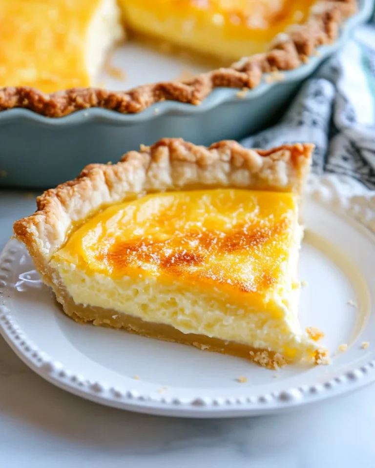 Classic Homemade Amish Buttermilk Pie Recipe