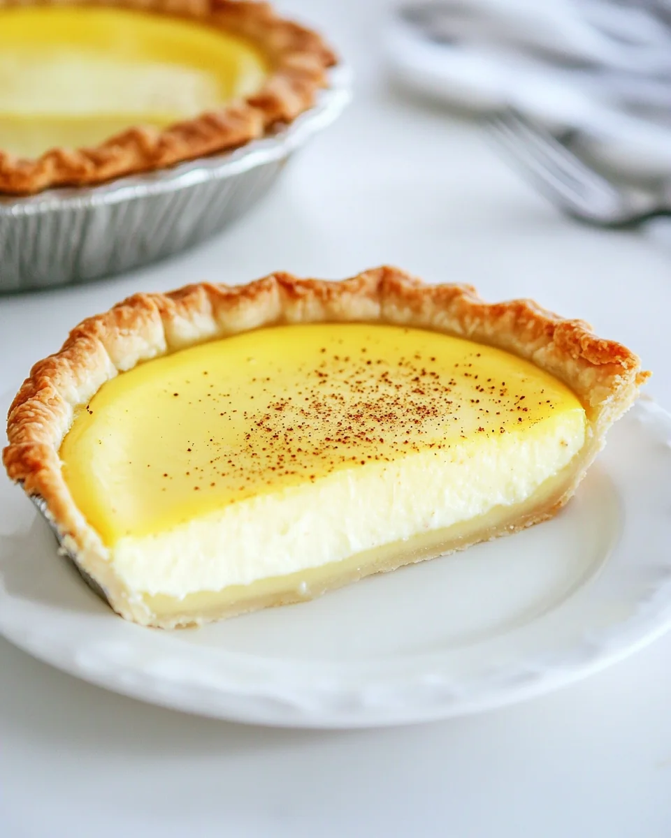 Classic Homemade Amish Custard Pie - additional image