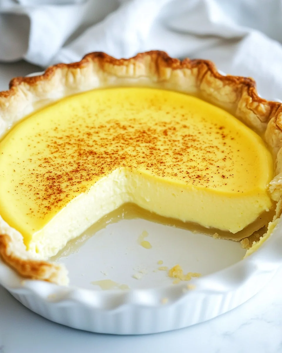 Classic Homemade Amish Custard Pie - additional image