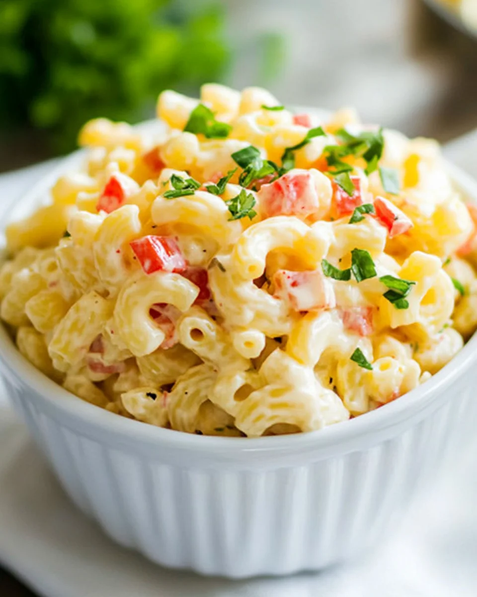 Classic Amish Macaroni Salad Made From Scratch - additional image