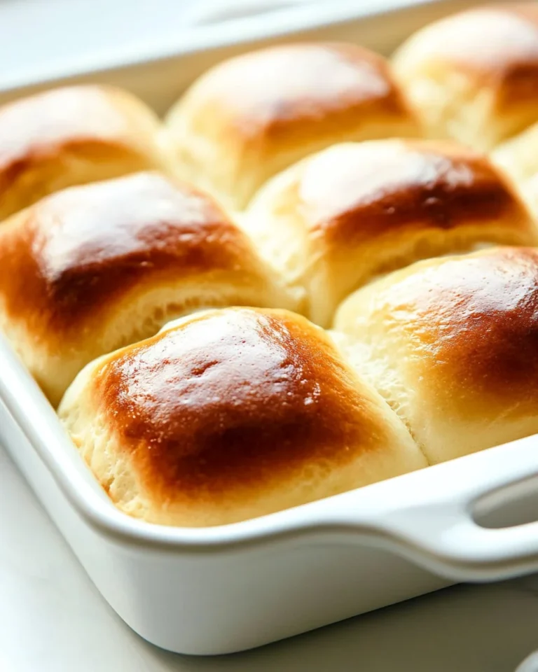 Homemade Classic Amish Potato Dinner Rolls