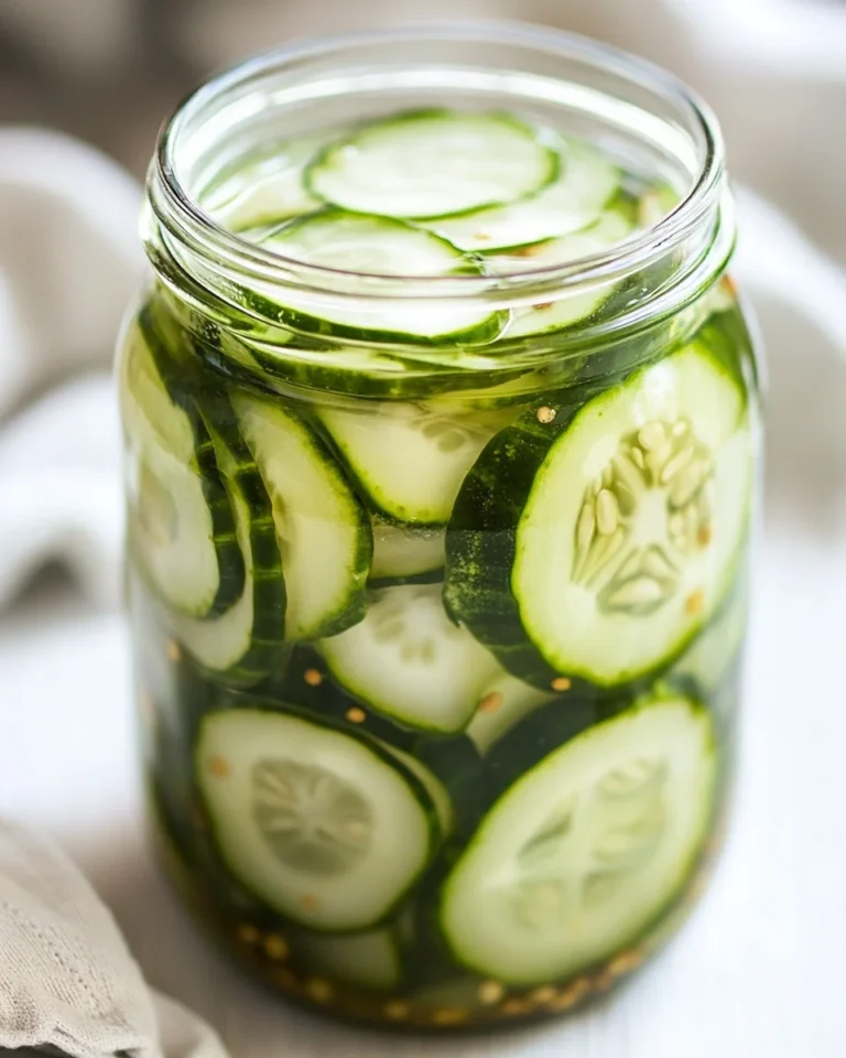 Homemade Classic Amish Refrigerator Pickles
