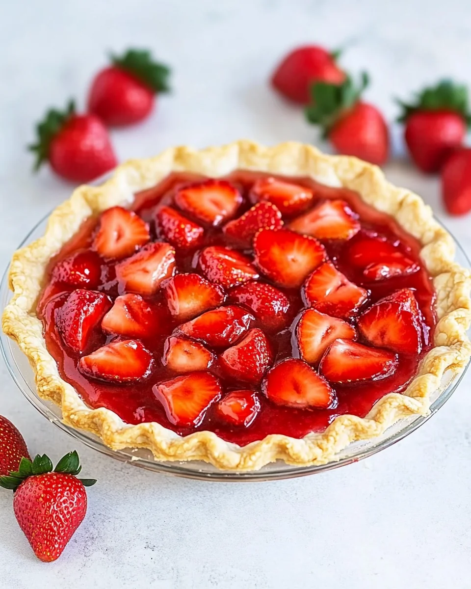Classic Homemade Strawberry Pie - additional image
