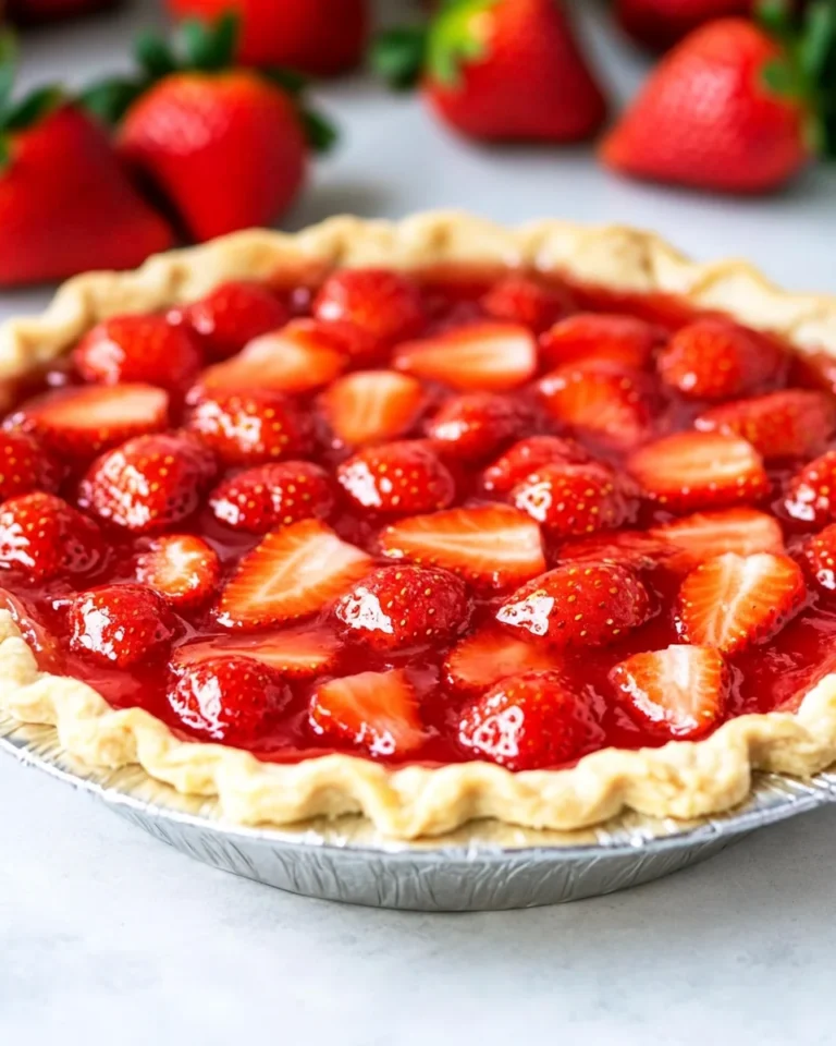 Classic Homemade Strawberry Pie