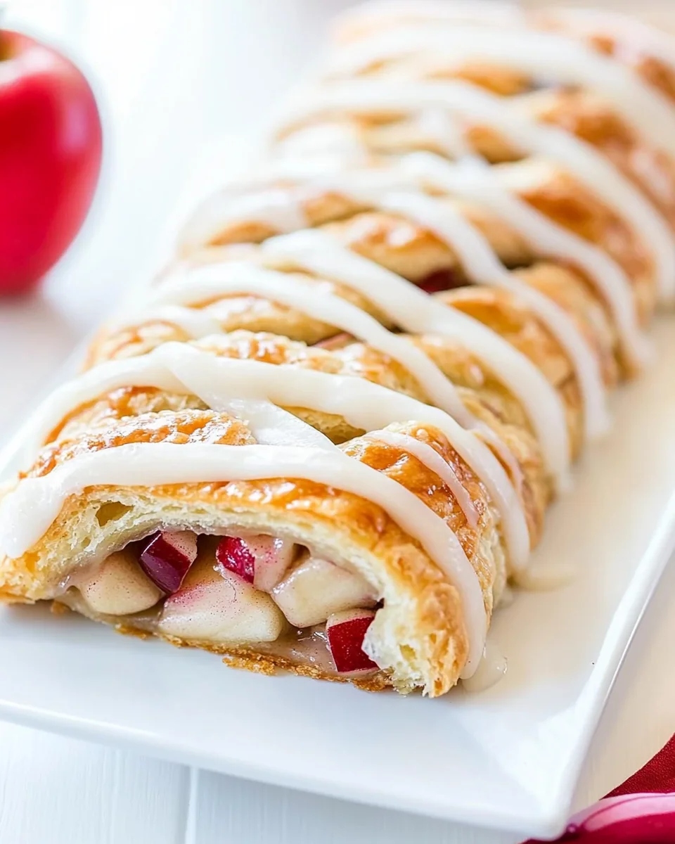 Simple Homemade Apple Danish Braid - additional image