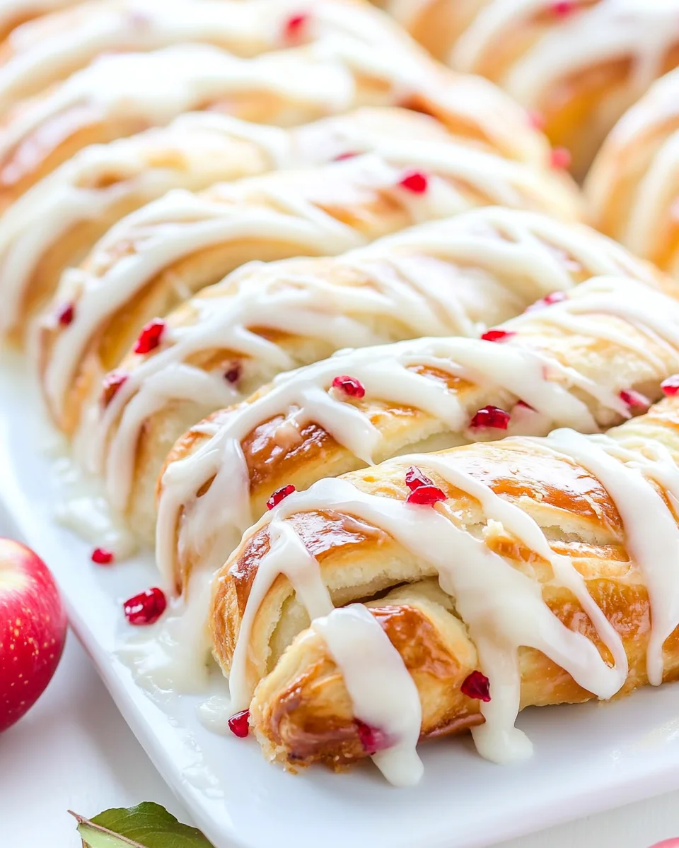 Simple Homemade Apple Danish Braid - additional image