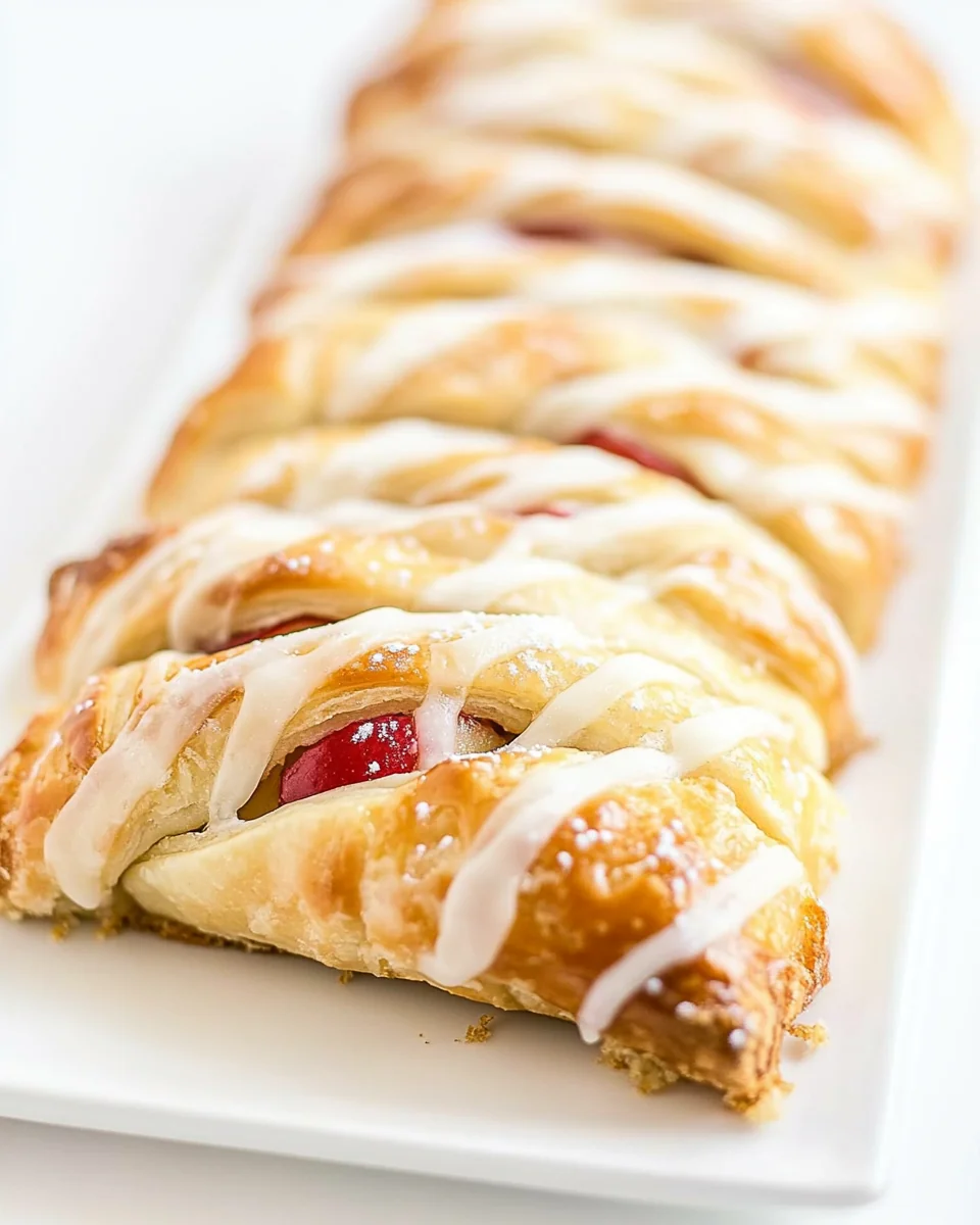 Simple Homemade Apple Danish Braid - additional image