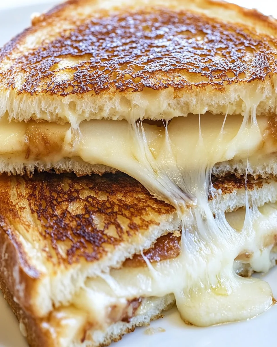 Delicious Apple Gouda Grilled Cheese Sandwiches - additional image