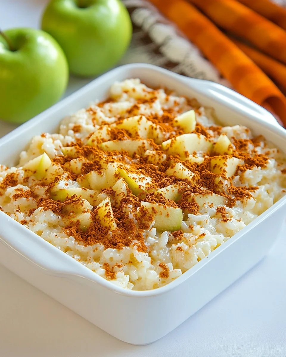 Simple and Delicious Apple Rice Pudding - additional image