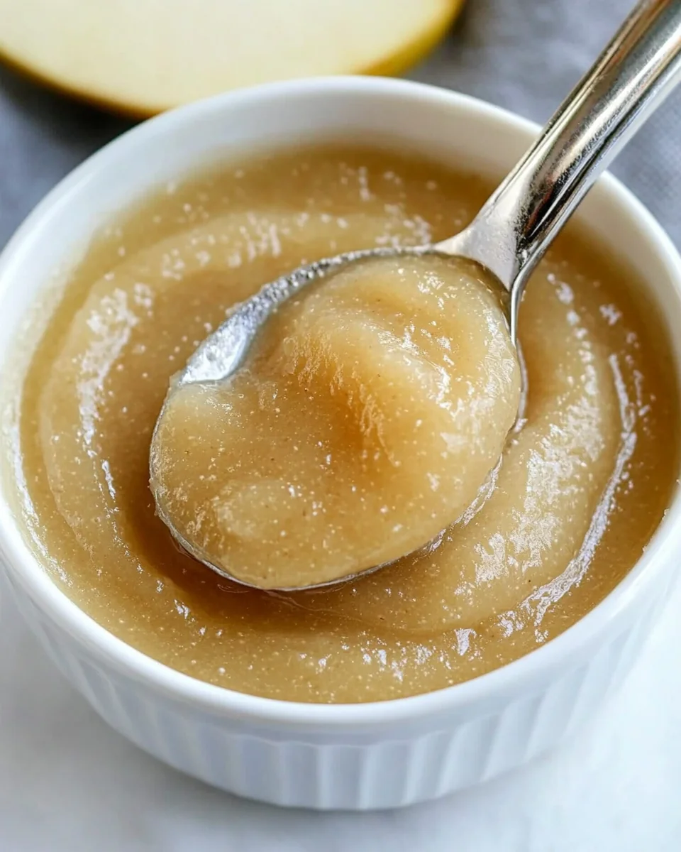 Homemade Healthy Apple Sauce Recipe