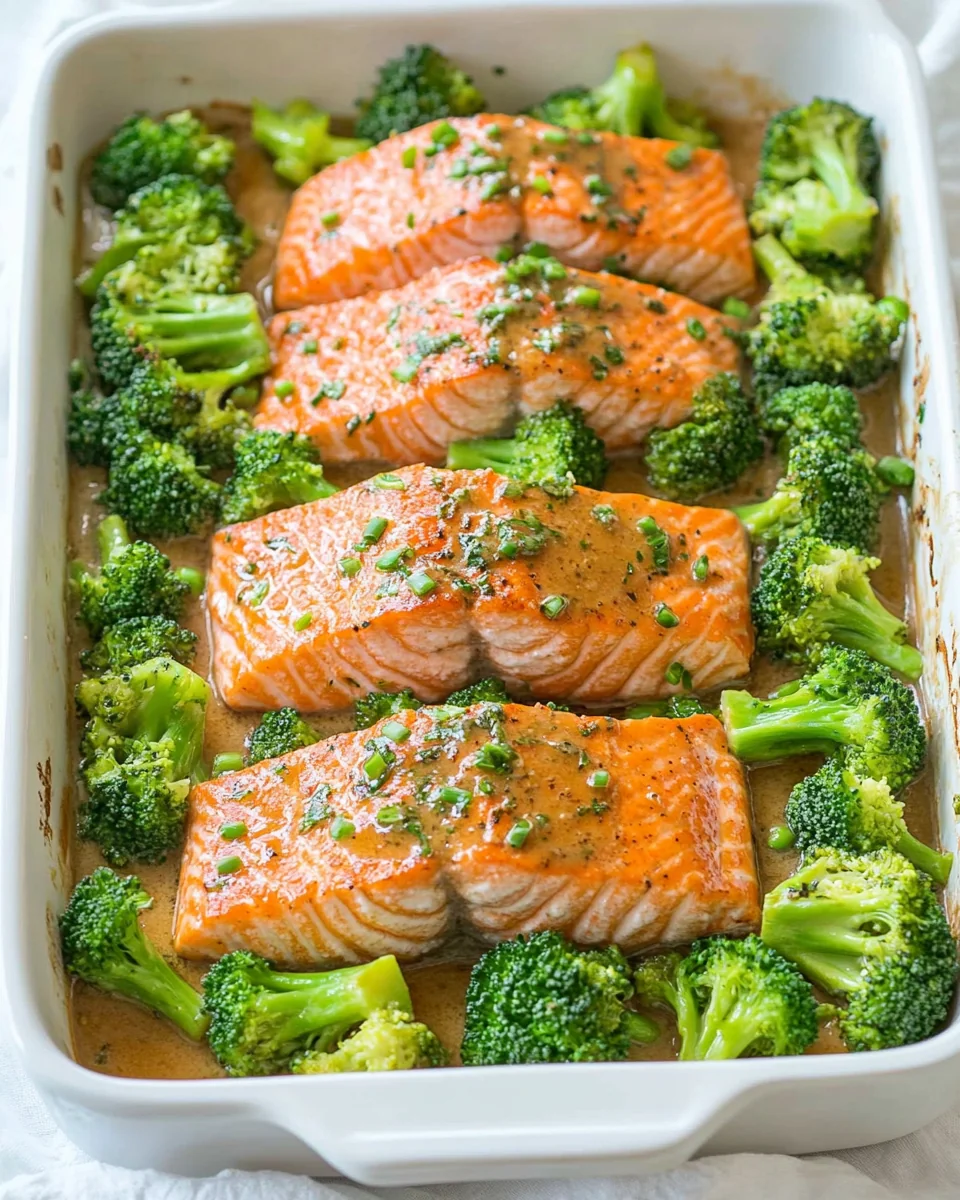 Savory Apricot Dijon Salmon With Fresh Broccoli - additional image