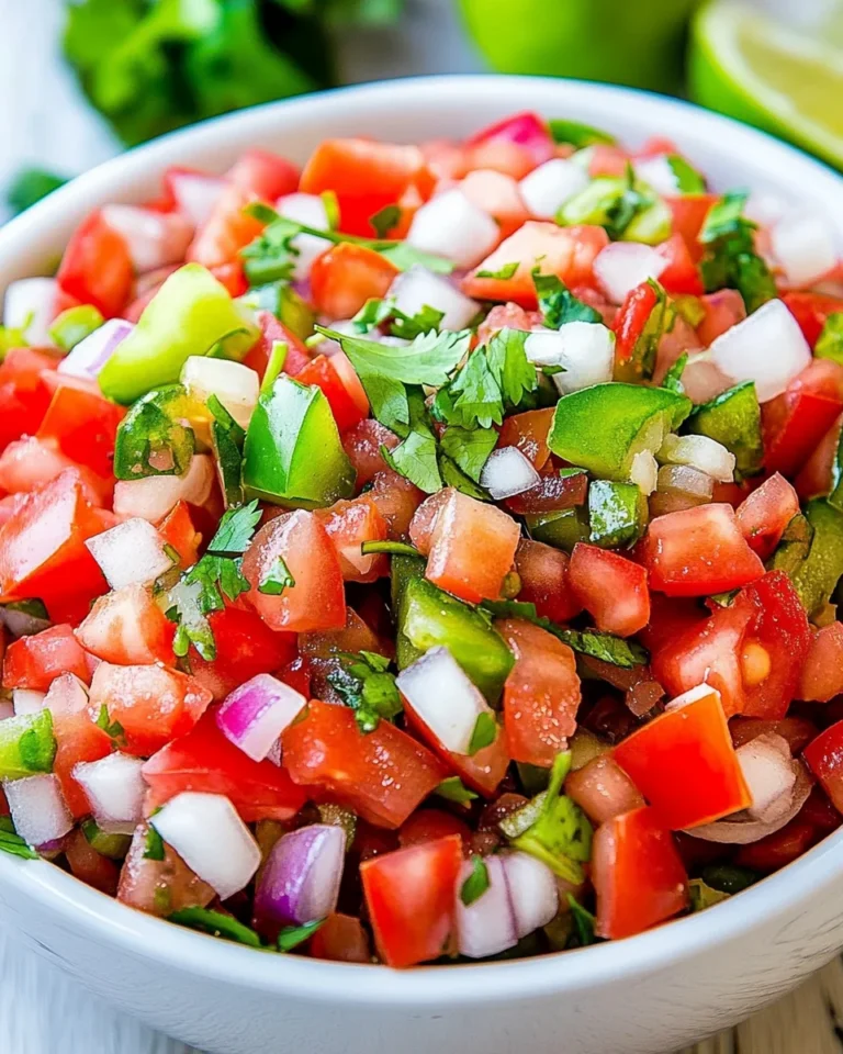 Fresh Homemade Pico De Gallo