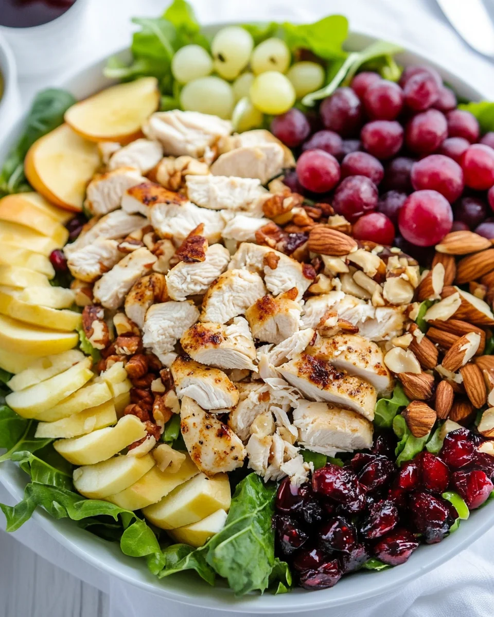 Fresh Autumn Chopped Chicken Salad - additional image