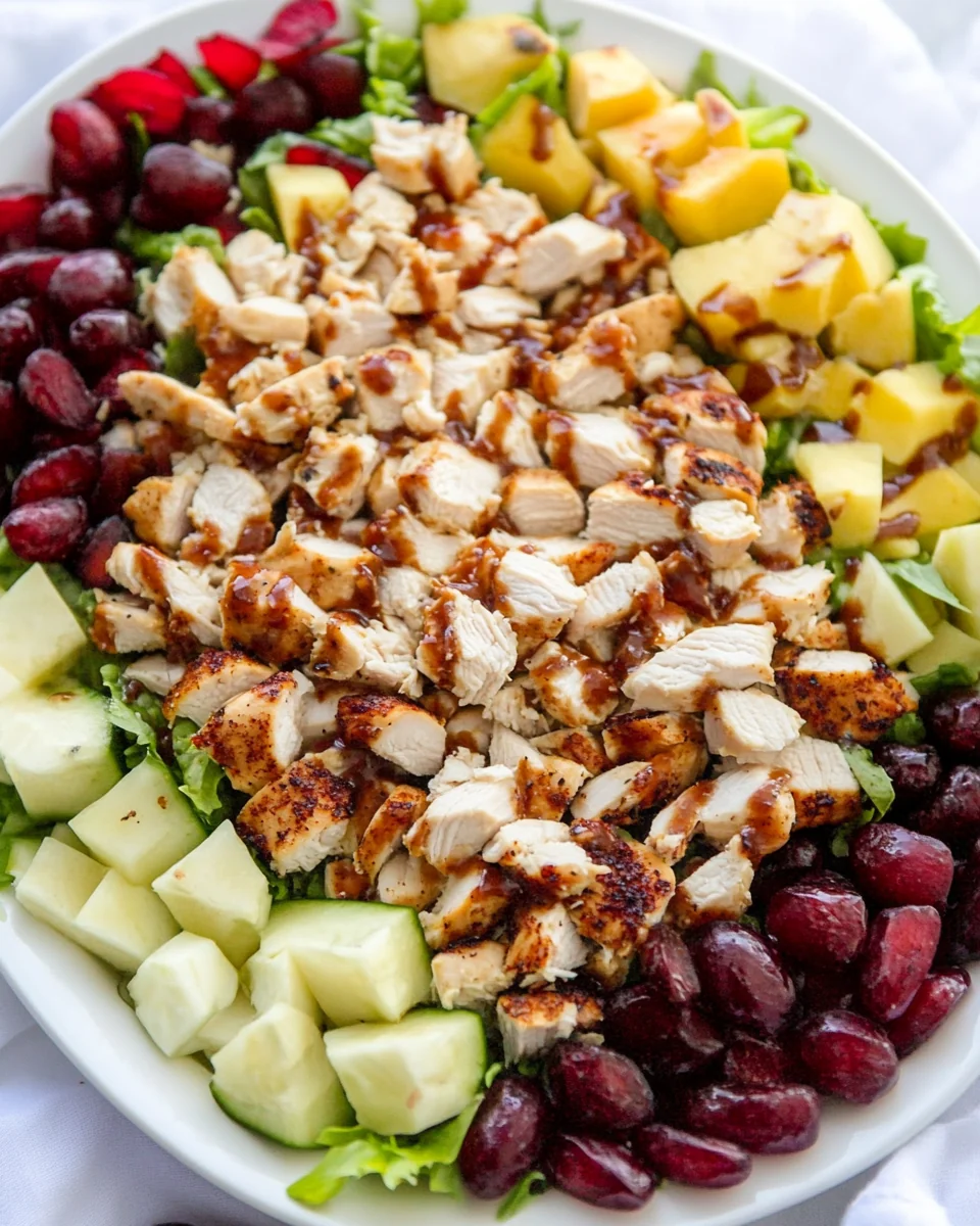 Fresh Autumn Chopped Chicken Salad - additional image
