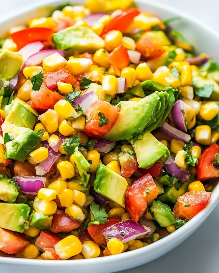 Fresh Avocado Corn Salad Perfect for Summer