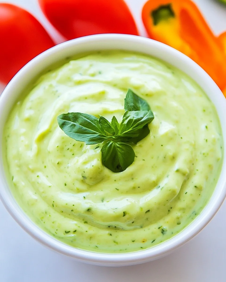 Creamy Avocado Ranch Dressing And Dip - additional image